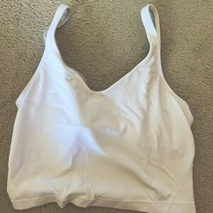White Lululemon Align Tank